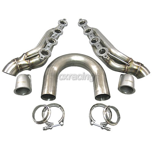 Cxracing DIY Twin Turbo LS1 LS Manifold Header T4 Vband For Supra GTO ...